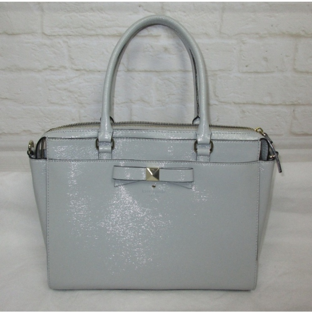 Kate Spade Beacon Court Jeanne Patent Leather Tote. Gray. Never used. NWOT
